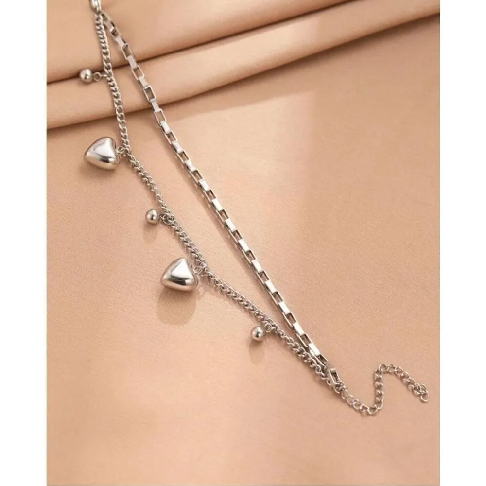 Heart Charm Bracelet